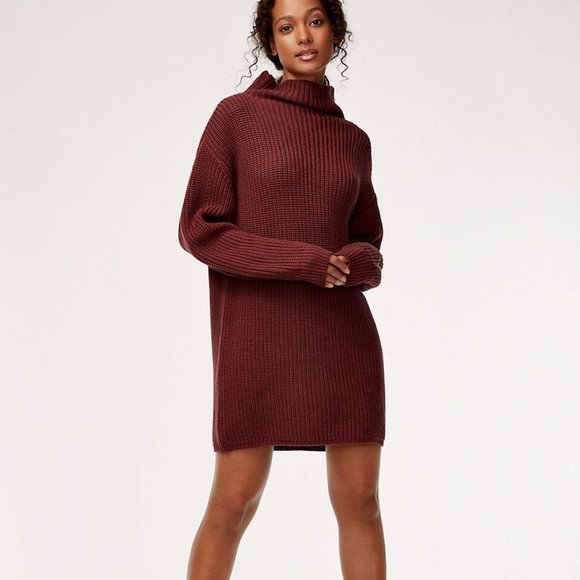 Aritzia Dresses & Skirts - Aritzia Wilfred Montpellier Sweater Dress - Sz S